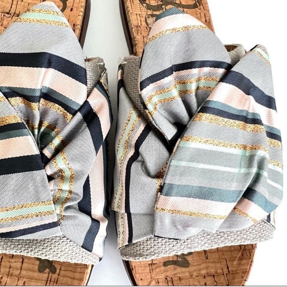 Sam Edelman Heidi Striped Knot Sandals - Picture 3 of 9